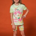 Conjunto de bata com bermuda ciclista
