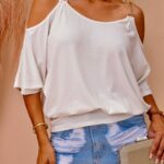 Blusa com Correntes Tecido Viscolycra