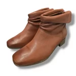 Bota confort feminina de couro pelica Chamonix