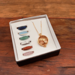 Combo colar Relicário Árvore da Vida